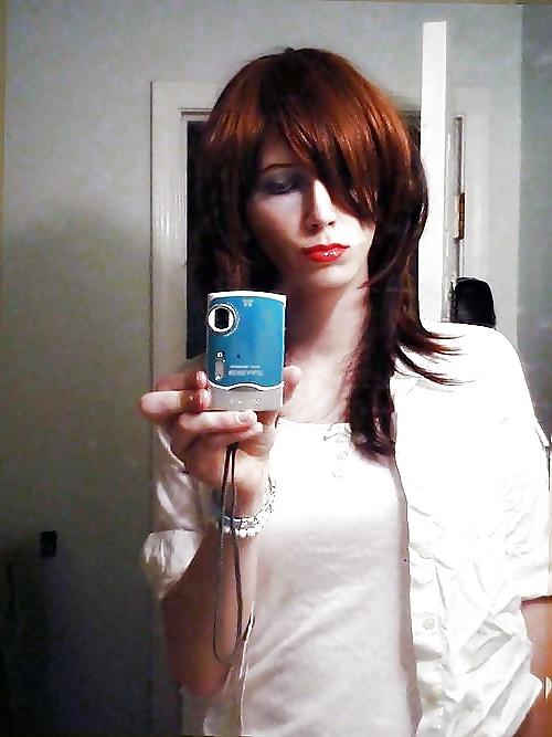 10P Sexy Young Crossdresser