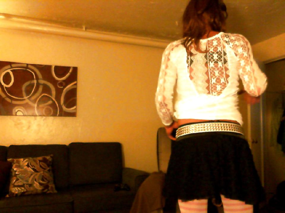 24P Lisa Love Crossdresser toys fisting and cums on her tits