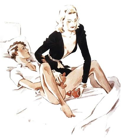 25P Vintage Erotic Drawings 5