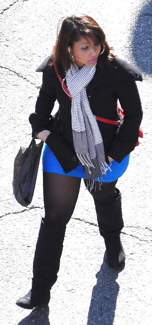 4P New York Street Girls Sexy Lating Minikskirt Teen