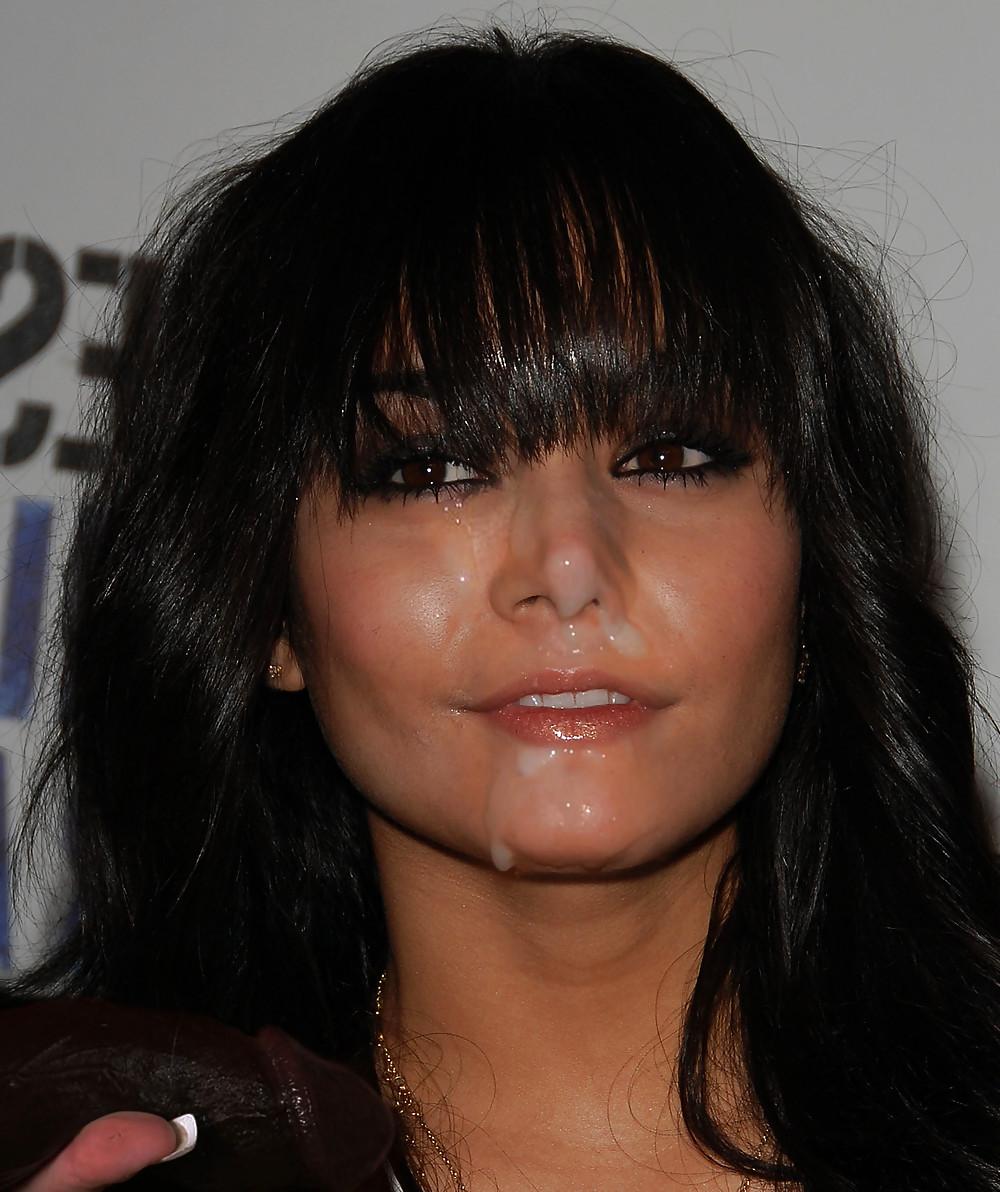 25P Celebrity facials and cumshots
