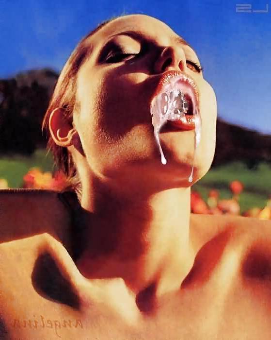 25P Celebrity facials and cumshots