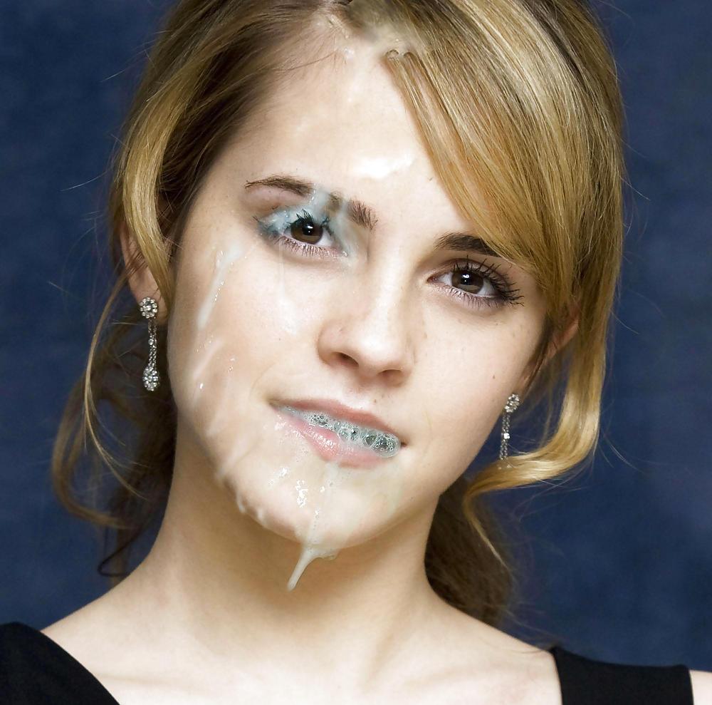 25P Celebrity facials and cumshots