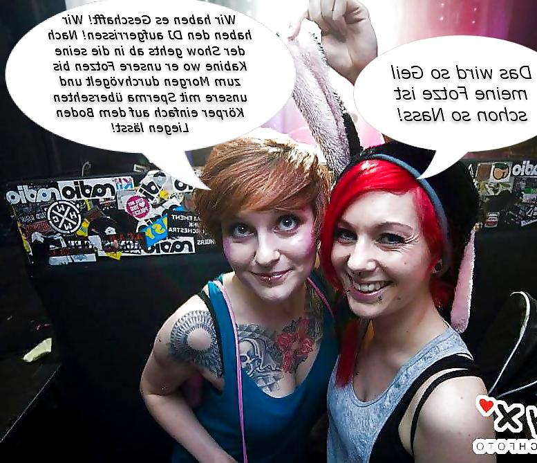 20P Social Media Sluts Captions 01 German