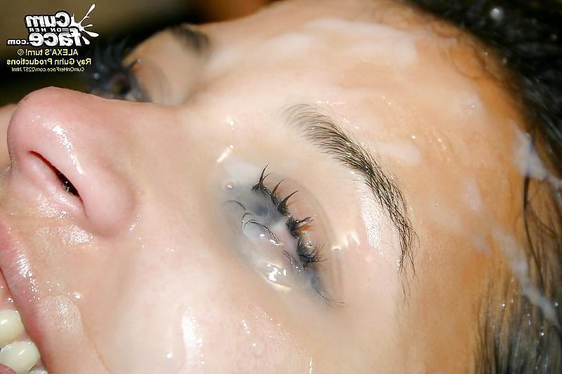 21P Cum on open eyes