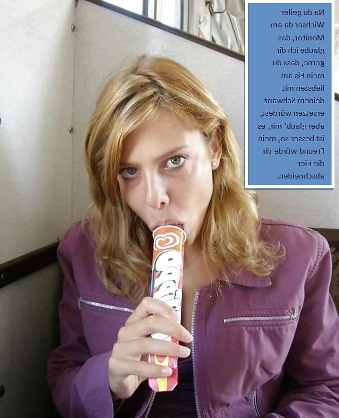 8P Random Captions geiler Weiber (German)
