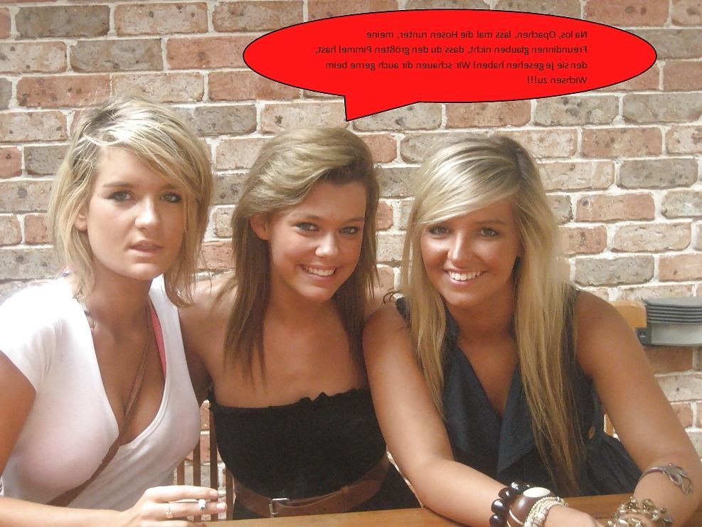 8P Random Captions geiler Weiber (German)
