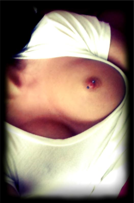 19P Nipples pierced part 2