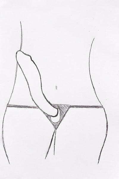 25P Strap on woman drawings