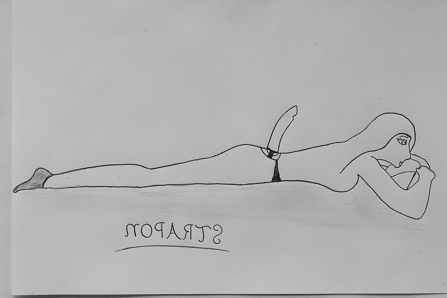 25P Strap on woman drawings