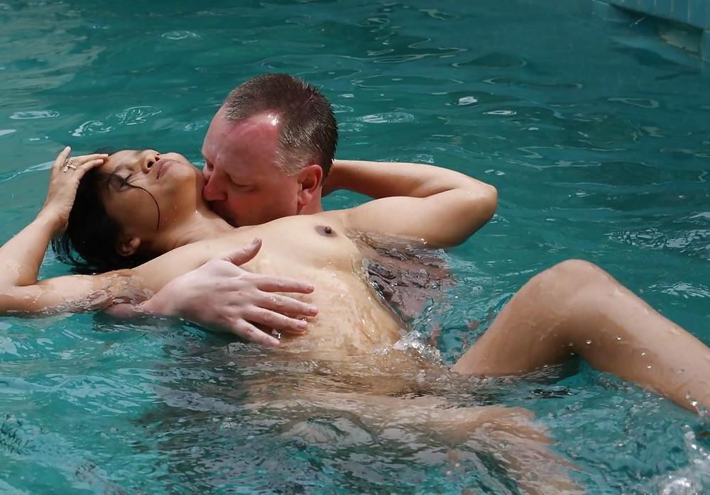 17P Young asian girl with older men.