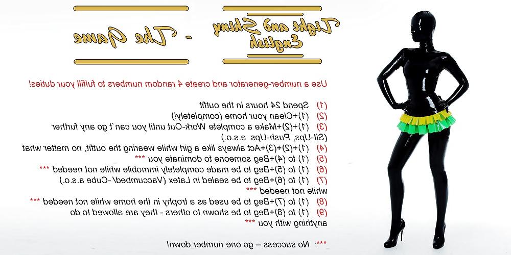 4P Game for latex crossdressers