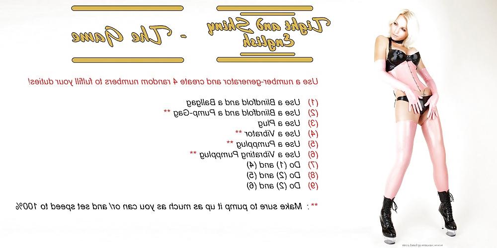 4P Game for latex crossdressers
