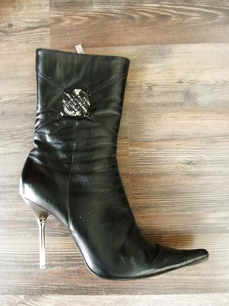 5P Leather ankle boots