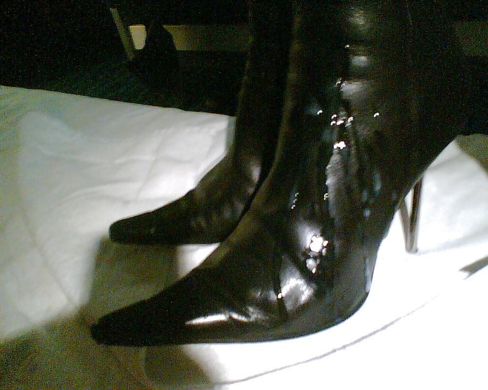 5P Leather ankle boots