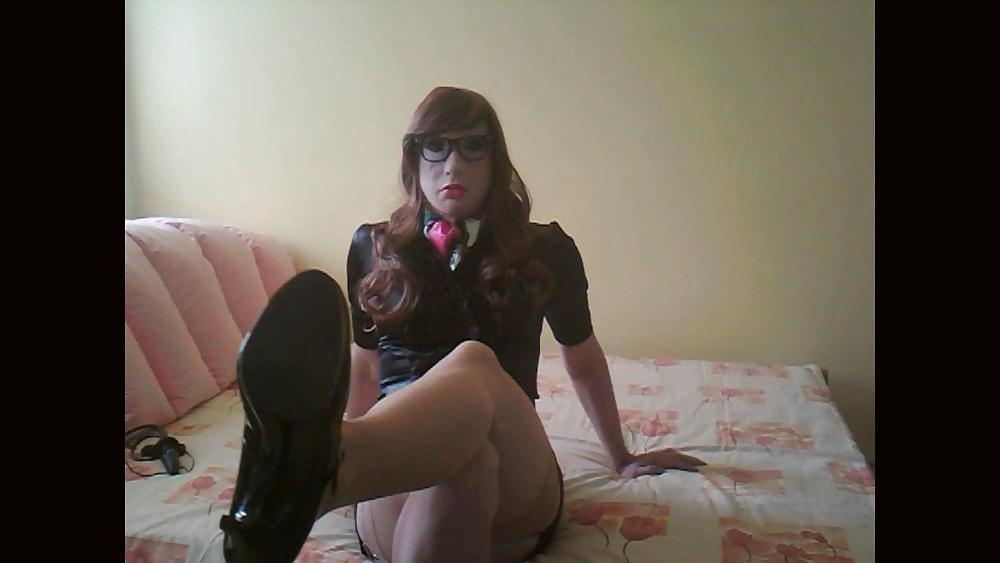 25P Tranny satin secretary 2