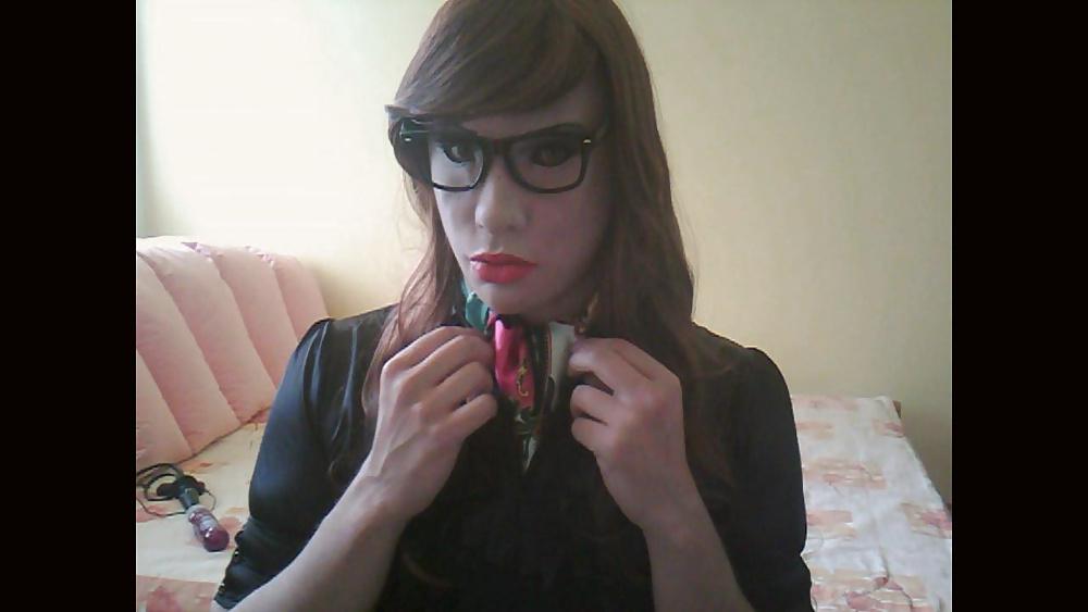25P Tranny satin secretary 2