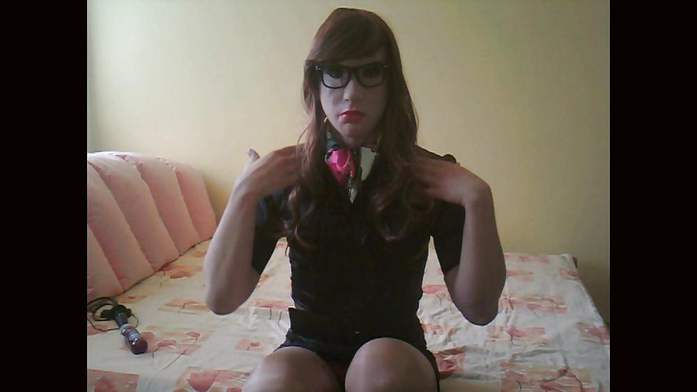 25P Tranny satin secretary 2