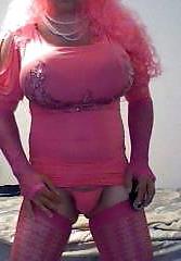 10P Crossdressing with HUGE Pink Tits