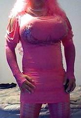 10P Crossdressing with HUGE Pink Tits