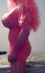 10P Crossdressing with HUGE Pink Tits
