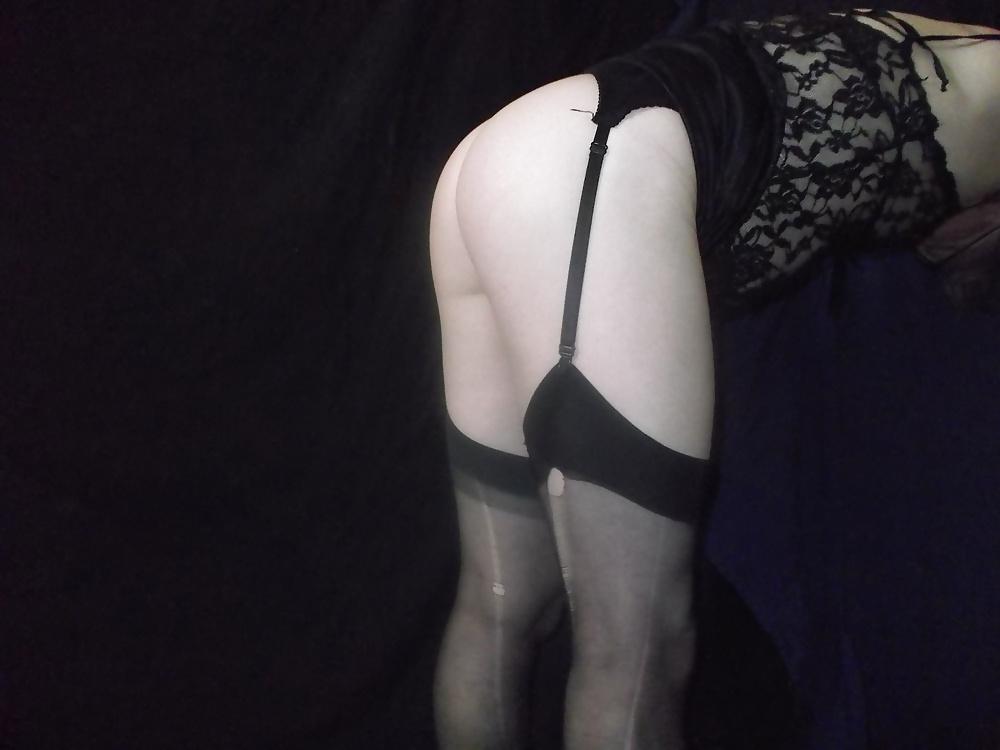 25P Crossdresser tranny shemail stockings cock