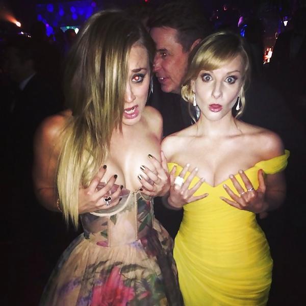25P Kaley Cuoco Lesbian Pics