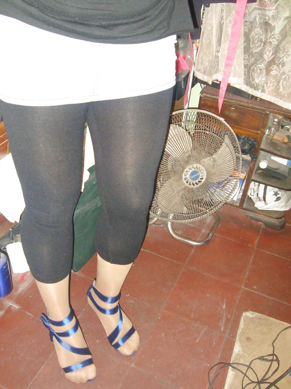 10P Crossdresser Pantyhose Pics