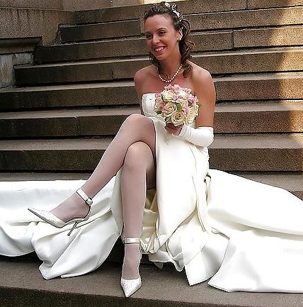 25P Women Wearing White Stockings