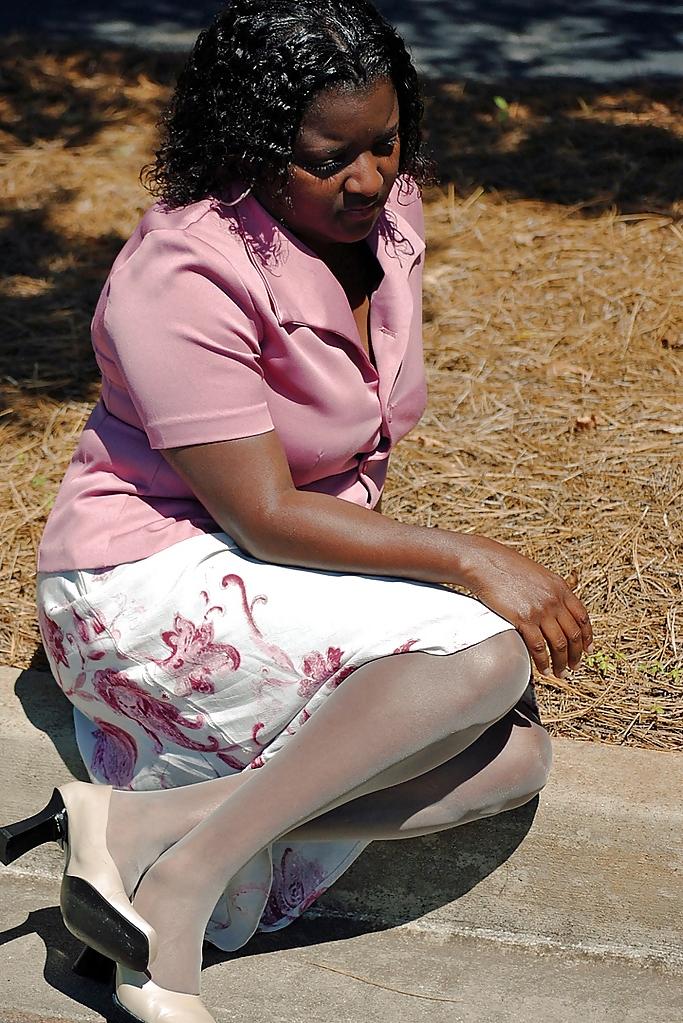 25P Women Wearing White Stockings