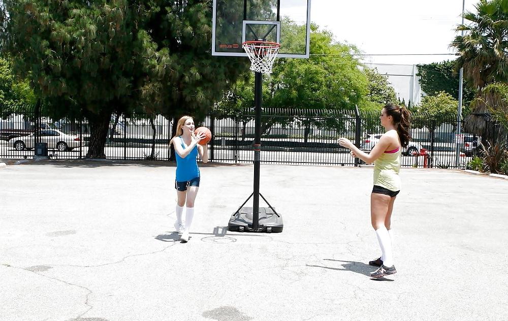16P Alison Tyler & Alaina Fox - Sapphic Basketball Game