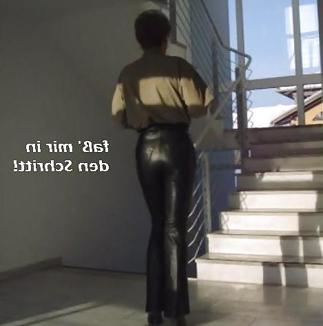 10P Rubber latex anal milf slut ladyboy shemale high heels