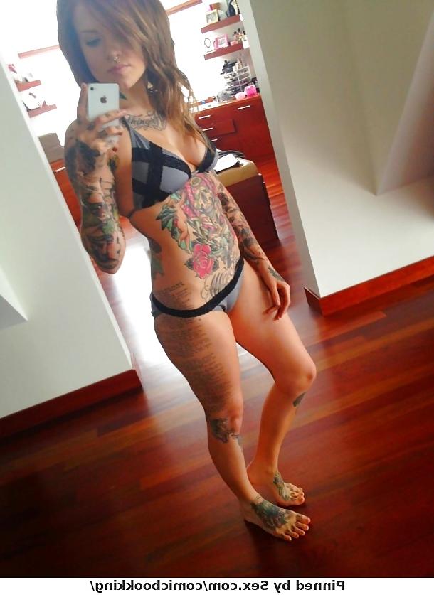 25P Fantasy-Amazing Emo Tattoo Ink Punk Women