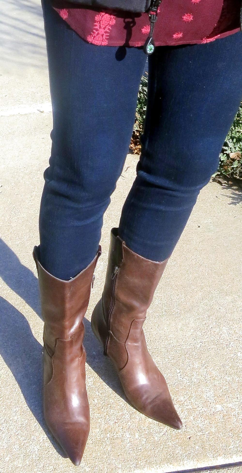 16P Steve madden Boots and my tights