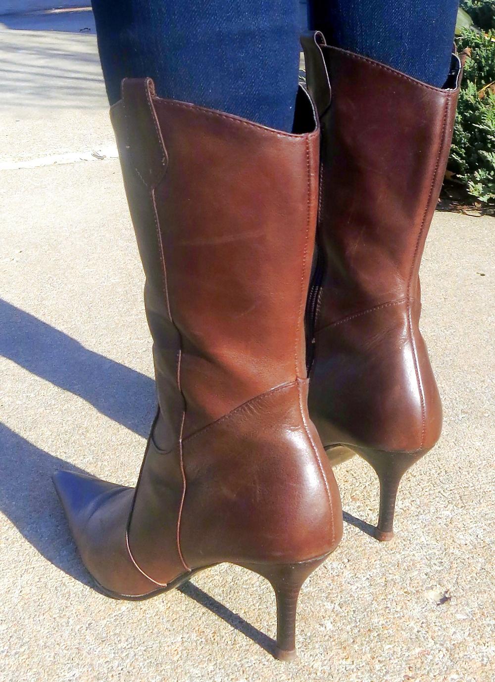 16P Steve madden Boots and my tights