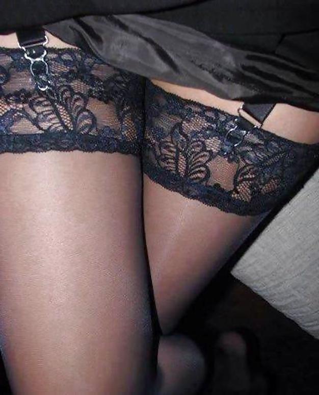 6P My tights and leather boots