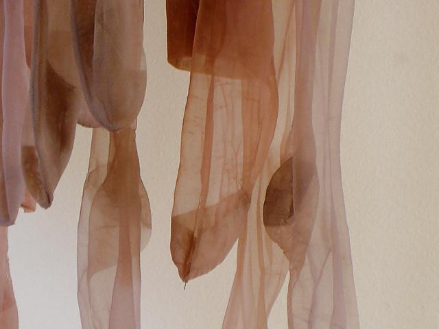 25P The Worn Stockings of Madam and me in SUSPENSION