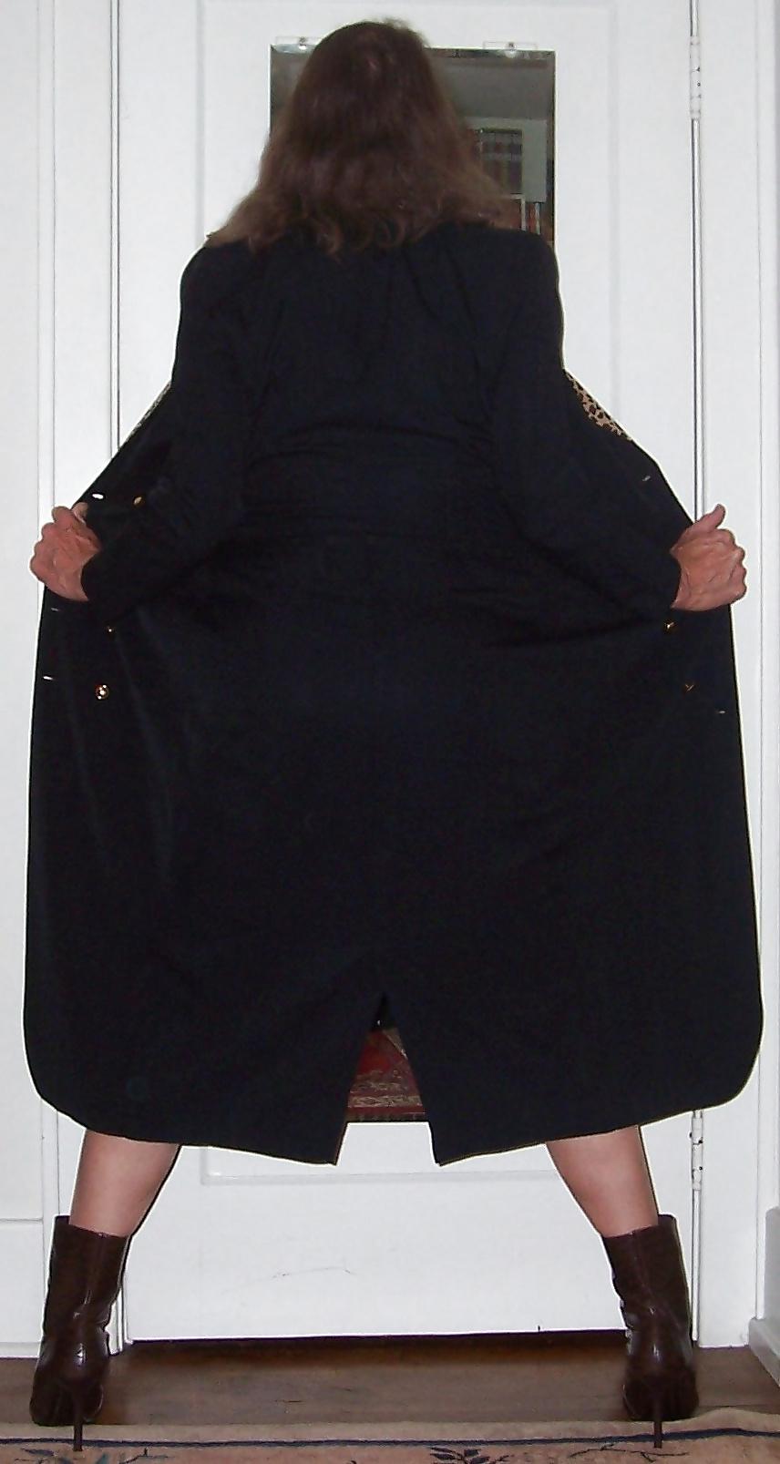 25P Crossdressing - Long Black Leopard