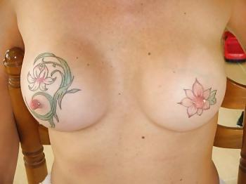 21P Pierced and tattooed tits #2