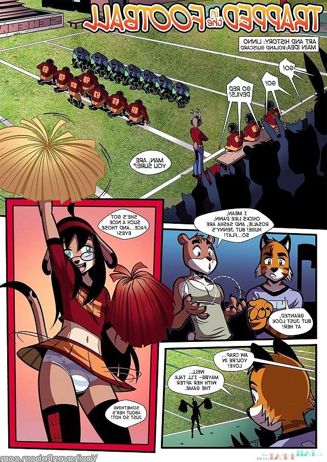 16P Trapped in the Football (Gay Furry Comic)