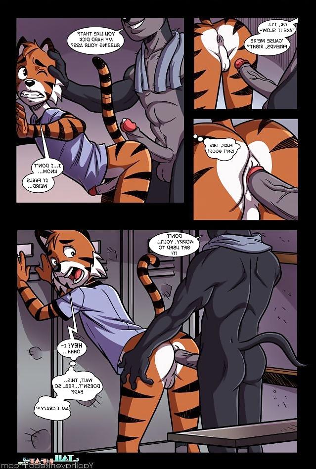 16P Trapped in the Football (Gay Furry Comic)