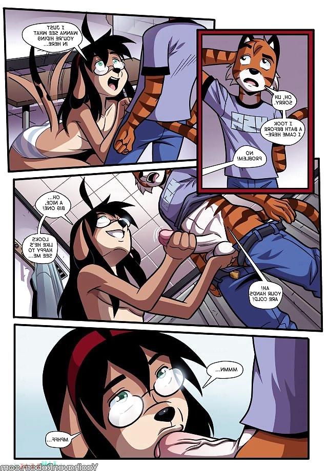 16P Trapped in the Football (Gay Furry Comic)