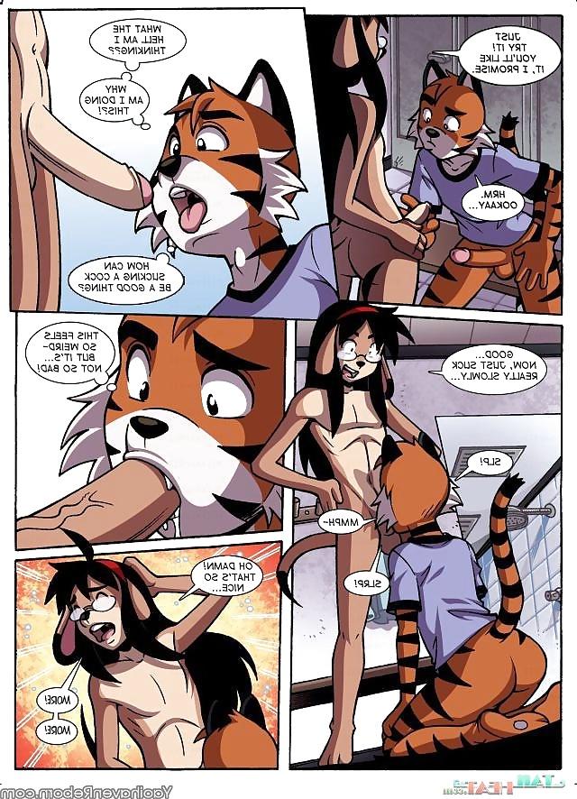 16P Trapped in the Football (Gay Furry Comic)