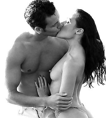 25P Erotic Sensual Kisses in Black&White - Session 1