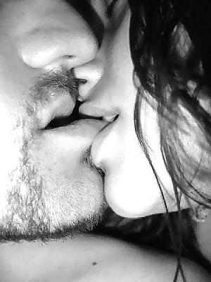 25P Erotic Sensual Kisses in Black&White - Session 1