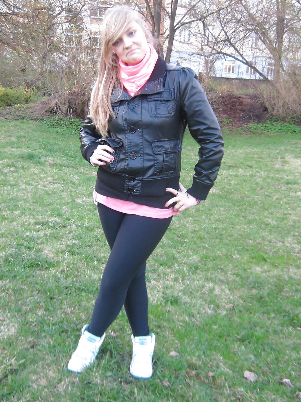24P Sexy pants spandex leggings tights booty boobs leather