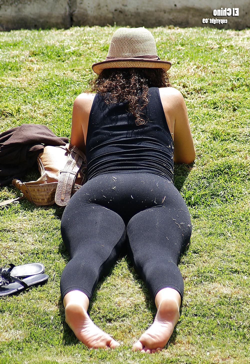 24P Sexy pants spandex leggings tights booty boobs leather