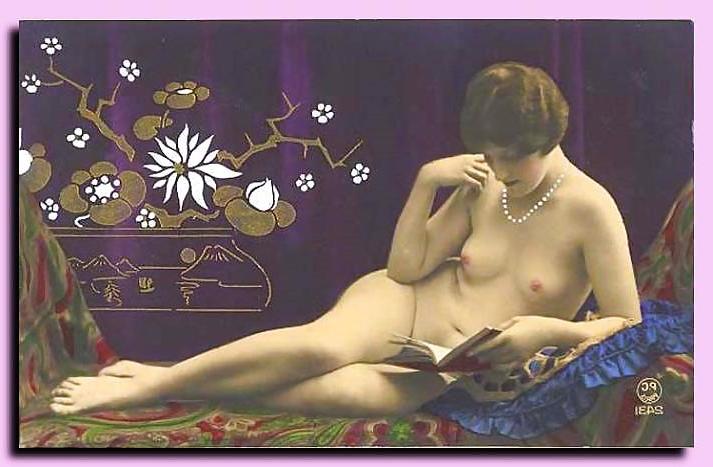 16P Old tinted erotic postcards vol. 1