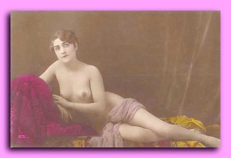 16P Old tinted erotic postcards vol. 1