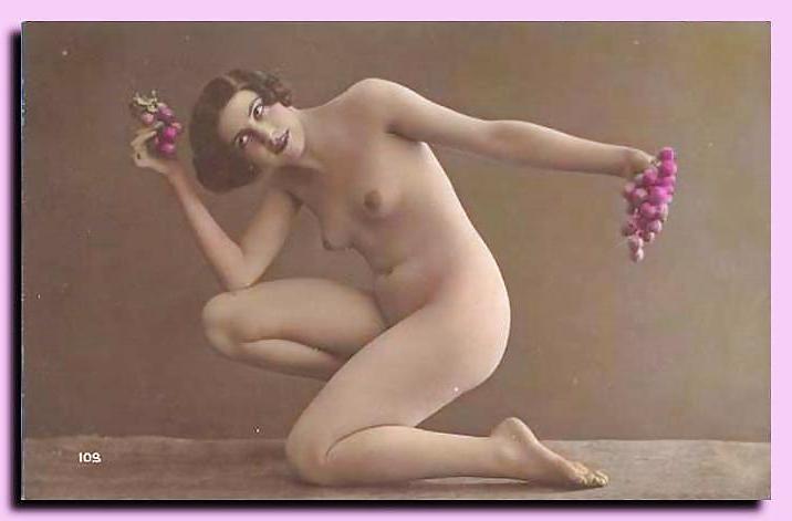 16P Old tinted erotic postcards vol. 1